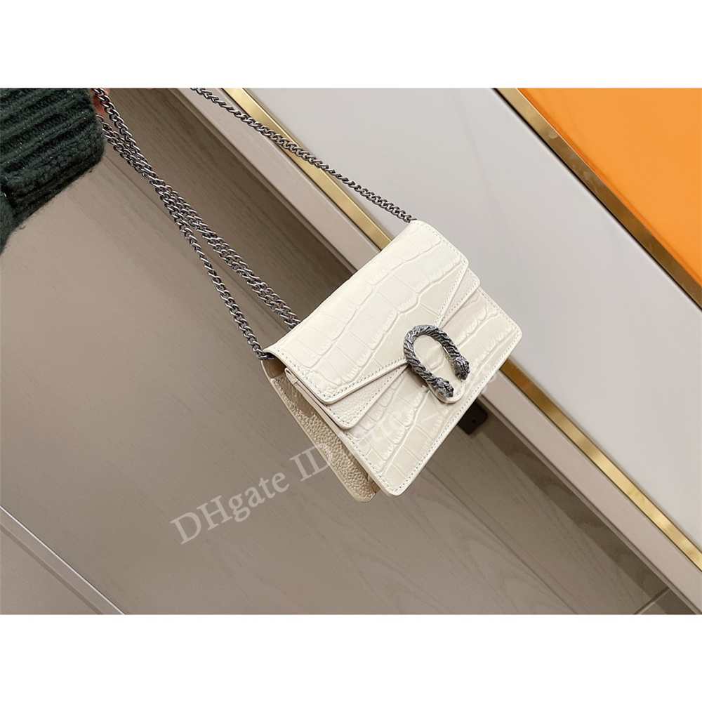 Designer 2021 SS Lady Fashion Handbags Top Alligator Cowhide High Quality Tiger Head Retro Chain Package Classic Cross Body Shoulder Bags Handbag, Color z
Designer 2021 SS Lady Fashion Handbags Top Alligator Cowhide High Quality Tiger Head Retro Chain Package Classic Cross Body Shoulder Bags Handbag, Color z