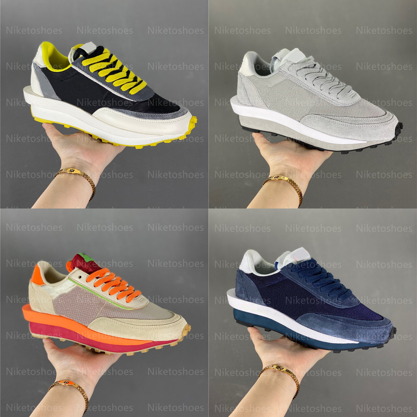 LVD Waffle Daybreak Running shoes EVA Fragment Blue Void Obsidian Wolf Grey Bright Citron LDWaffle Paul Leisure platform Sports shoes, Color 01
LVD Waffle Daybreak Running shoes EVA Fragment Blue Void Obsidian Wolf Grey Bright Citron LDWaffle Paul Leisure platform Sports shoes, Color 01