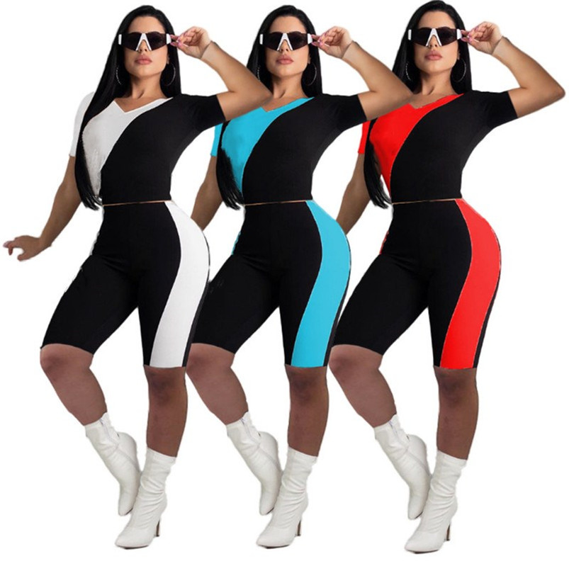 Summer Womens Tracksuits shorts outfits two piece set women clothes casual short sleeve sportswear sport suit selling klw6282, Gray
Summer Womens Tracksuits shorts outfits two piece set women clothes casual short sleeve sportswear sport suit selling klw6282, Gray