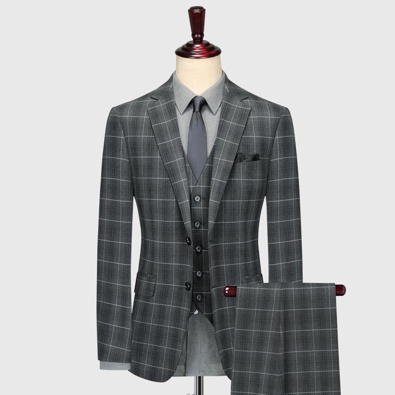 Grey Plaid Men Suits Set Slim Style For Wedding Groom Clothing Plus Size 58 Business Man Dress Casual Daily Wear Men's & Blazers, Blazer pant set
Grey Plaid Men Suits Set Slim Style For Wedding Groom Clothing Plus Size 58 Business Man Dress Casual Daily Wear Men's & Blazers, Blazer pant set