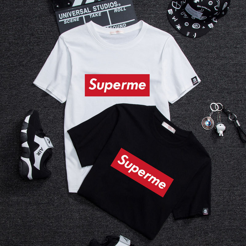 2021 new short T-shirt summer Korean round neck men's and women's lovers' wear loose size ins letter half sleeve fashion, White
2021 new short T-shirt summer Korean round neck men's and women's lovers' wear loose size ins letter half sleeve fashion, White