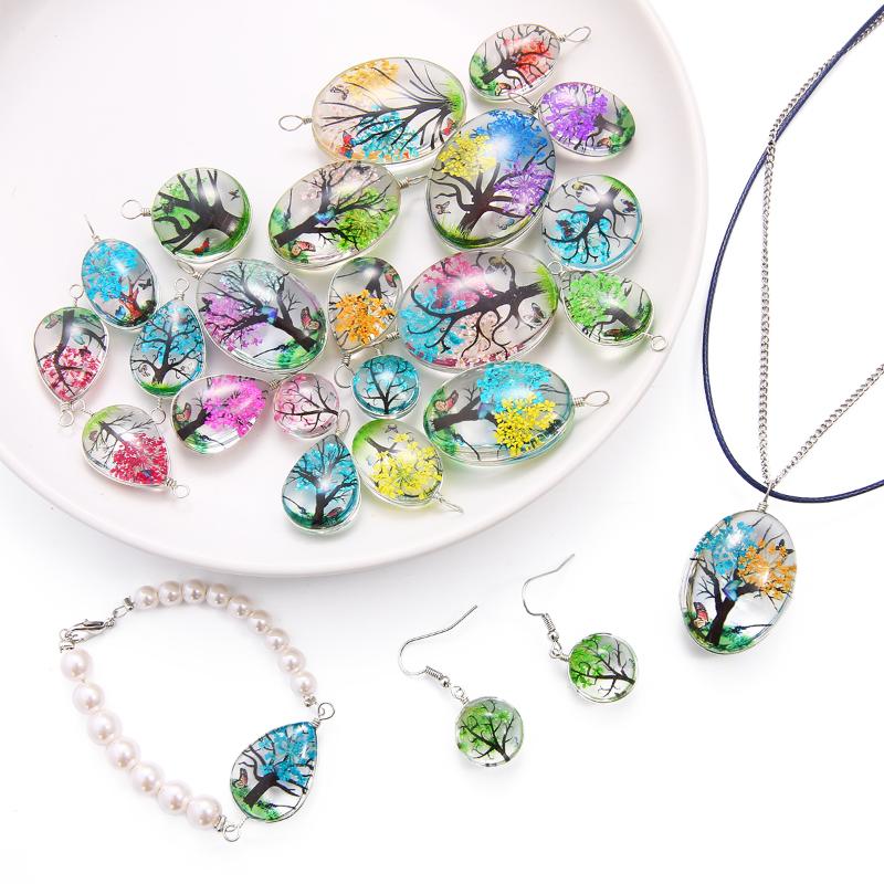 Charms 2pcs Natural Dried Flowers Cabochon Transparent Glass Charm Necklace Earrings Bracelet Pendant Jewelry Making DIY Accessorie, Bronze;silver
Charms 2pcs Natural Dried Flowers Cabochon Transparent Glass Charm Necklace Earrings Bracelet Pendant Jewelry Making DIY Accessorie, Bronze;silver
