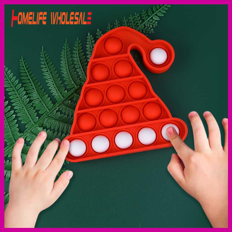 TikTok Trend Sensory Fidget Toys Christmas Hat Push Popper Board Xmas Eve Kids Gifts Party Ornament Decompression Mice Killing Finger Press Popping Bubbles
TikTok Trend Sensory Fidget Toys Christmas Hat Push Popper Board Xmas Eve Kids Gifts Party Ornament Decompression Mice Killing Finger Press Popping Bubbles