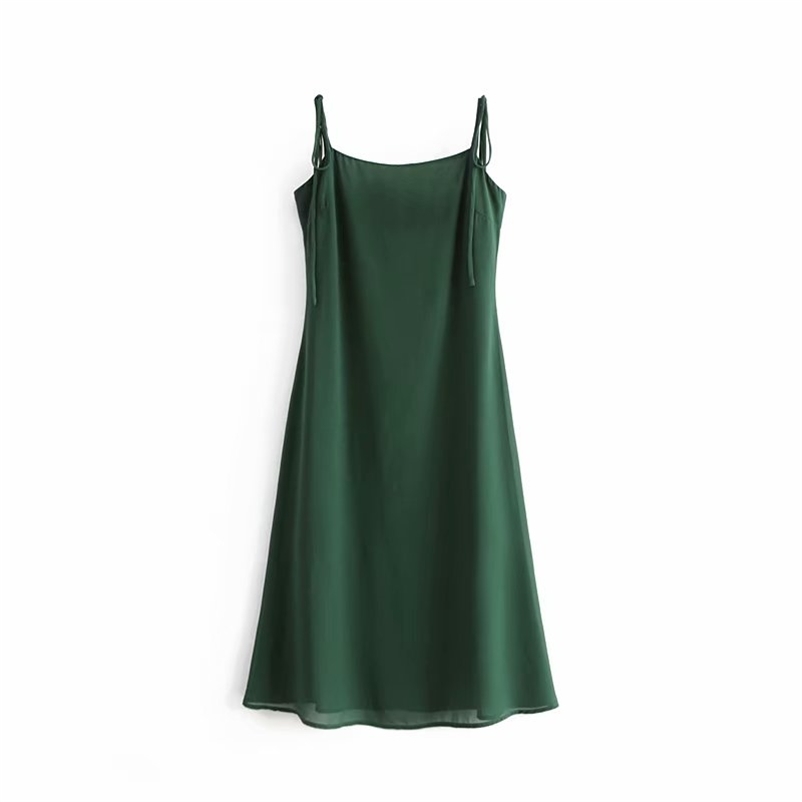 Summer Strap Dress Sexy Ladies Fashion Soft Long Dresses Women Green Holiday Size L 210524
Summer Strap Dress Sexy Ladies Fashion Soft Long Dresses Women Green Holiday Size L 210524