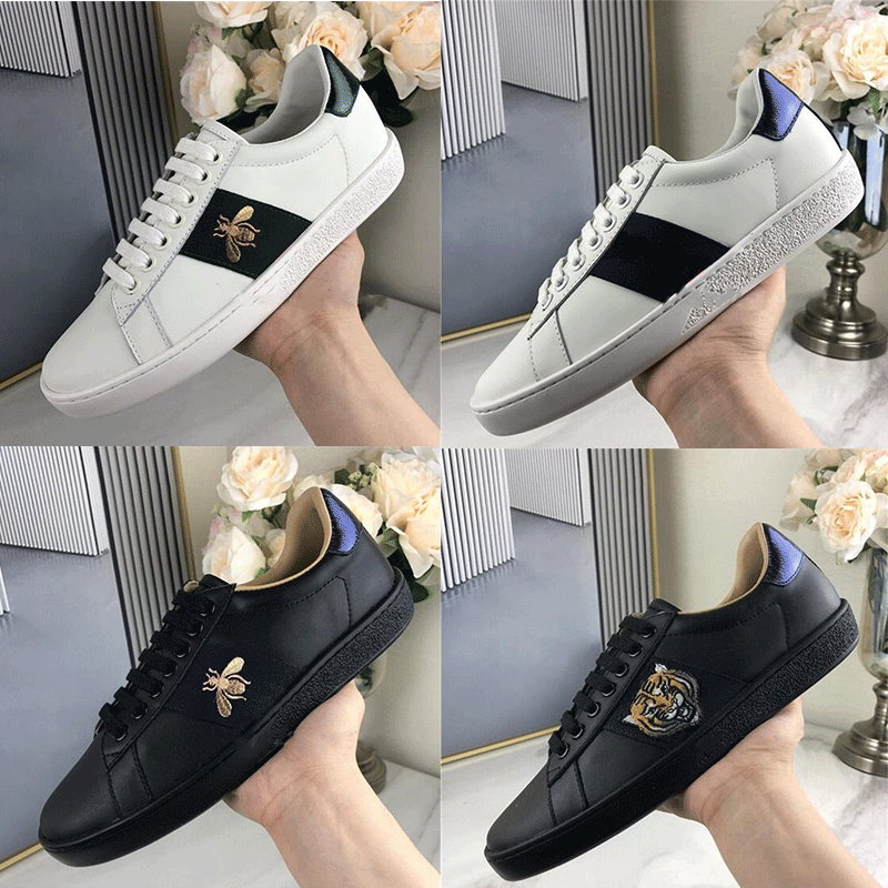 2021 Men Women Sneaker Casual Shoes High Quality Snake Chaussures Leather Sneakers Ace Bee Embroidery Stripes Shoe Walking Sports Trainers Tiger, Black
2021 Men Women Sneaker Casual Shoes High Quality Snake Chaussures Leather Sneakers Ace Bee Embroidery Stripes Shoe Walking Sports Trainers Tiger, Black