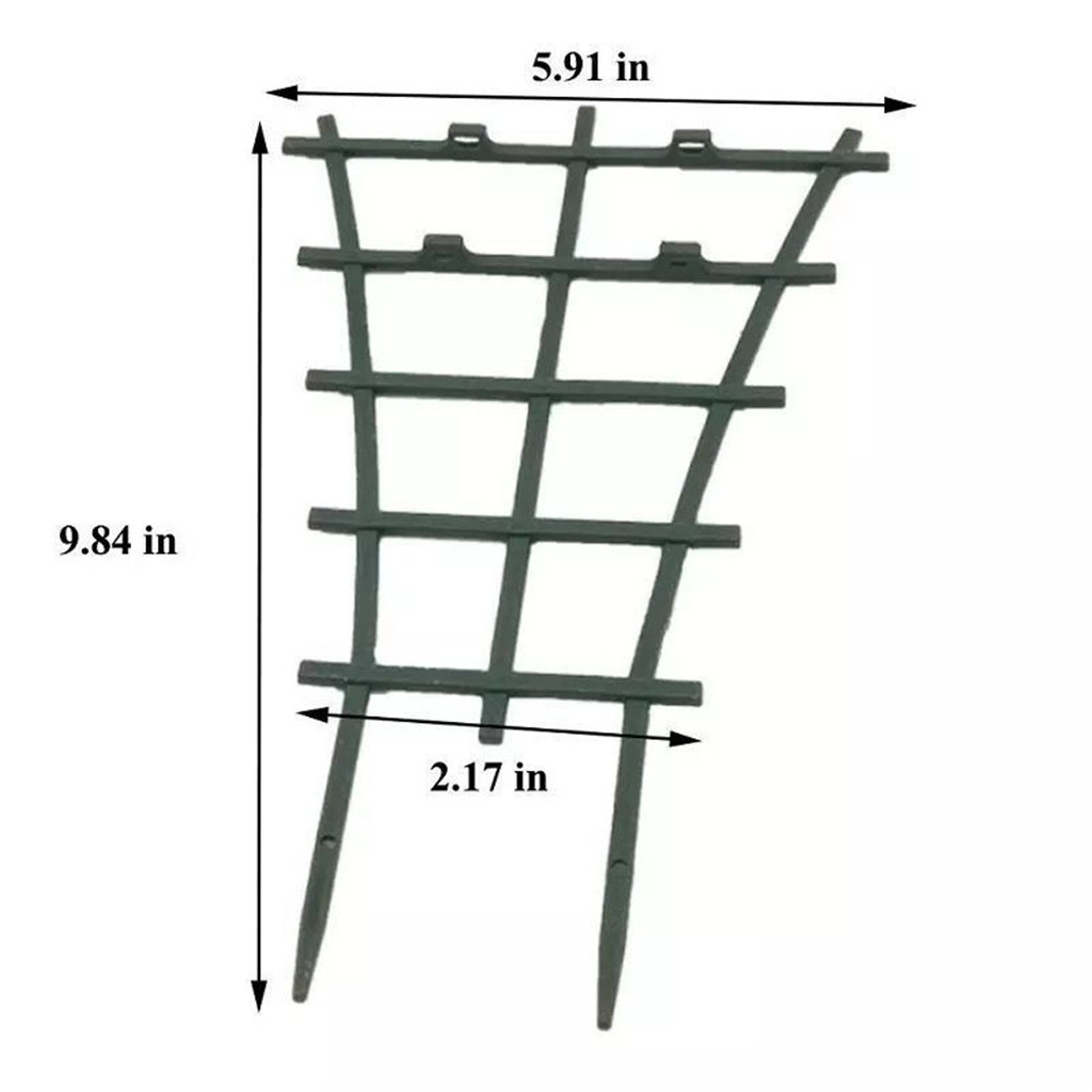 Diy plastic agricultural plant rack climbing plant flower fixed plant growth flower decoration vegetables trellises support 1 pc
