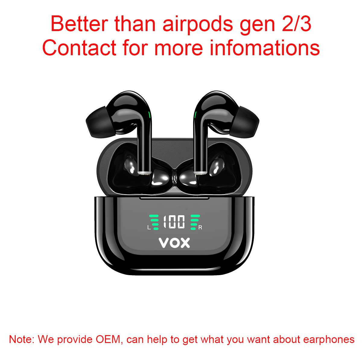 Pods pro wireless bluetooth headphone earphones earphone headset sport stereo with ANC noice cancelling Rename GPS Led display BT5.2
Pods pro wireless bluetooth headphone earphones earphone headset sport stereo with ANC noice cancelling Rename GPS Led display BT5.2