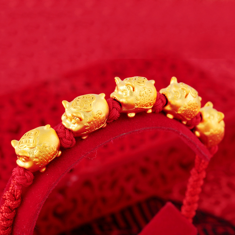 Wufu Caroline Brown Woven Bracelet DIY Creative Bracelet Red Rope Vietnam Placer Gold European Gold Bracelet Does Not Fade for a Long Time, White
Wufu Caroline Brown Woven Bracelet DIY Creative Bracelet Red Rope Vietnam Placer Gold European Gold Bracelet Does Not Fade for a Long Time, White