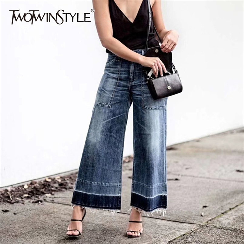 Loose Patchwork Tassel Jeans For Women High Waist Pocket Casual Wide Leg Denim Pants Female Fall Fashion 210521, Blue
Loose Patchwork Tassel Jeans For Women High Waist Pocket Casual Wide Leg Denim Pants Female Fall Fashion 210521, Blue