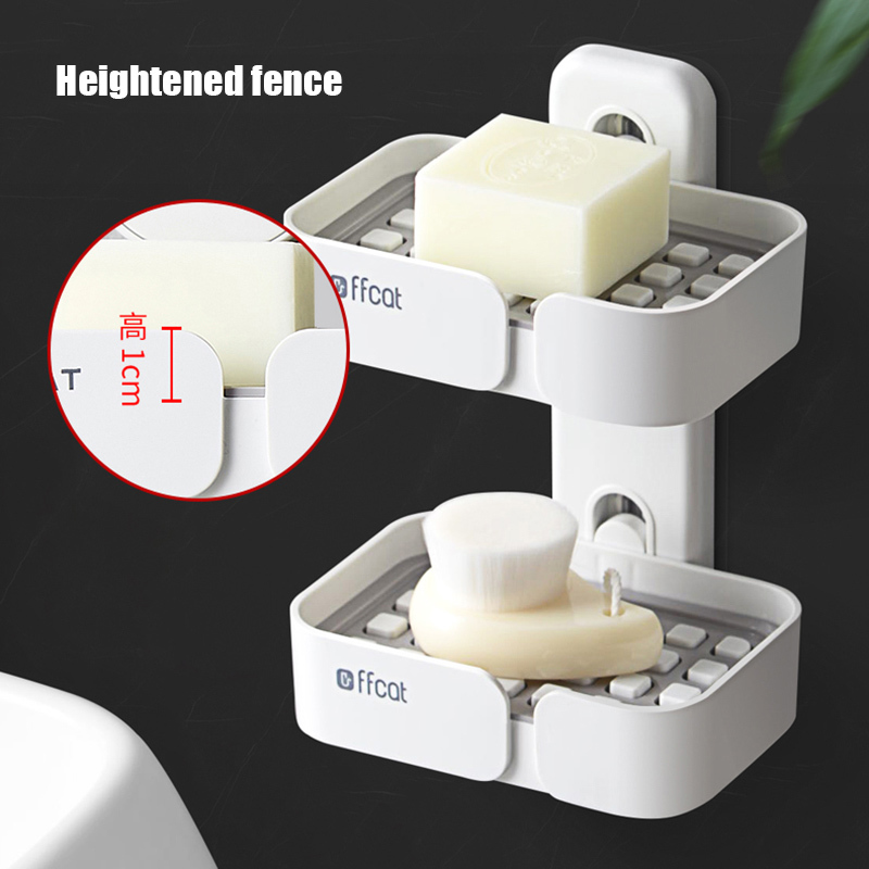 Drainage Soap Holder Convex Portable Dishes Hand Sanitizer For Bathroom Storage Box Home Accessories 210423