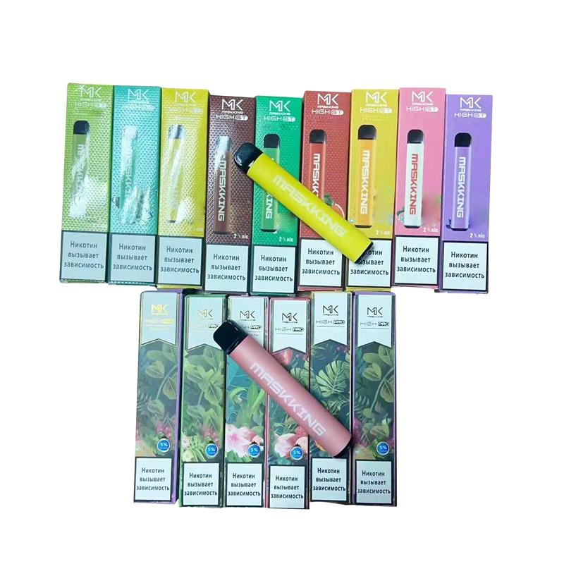 Maskking High Pro 1000 puffs Disposable Vape E Cigarette Device Russia English Version 600mAh 3.5ml Pre-filled Cartridges PK Bang XXL
Maskking High Pro 1000 puffs Disposable Vape E Cigarette Device Russia English Version 600mAh 3.5ml Pre-filled Cartridges PK Bang XXL
