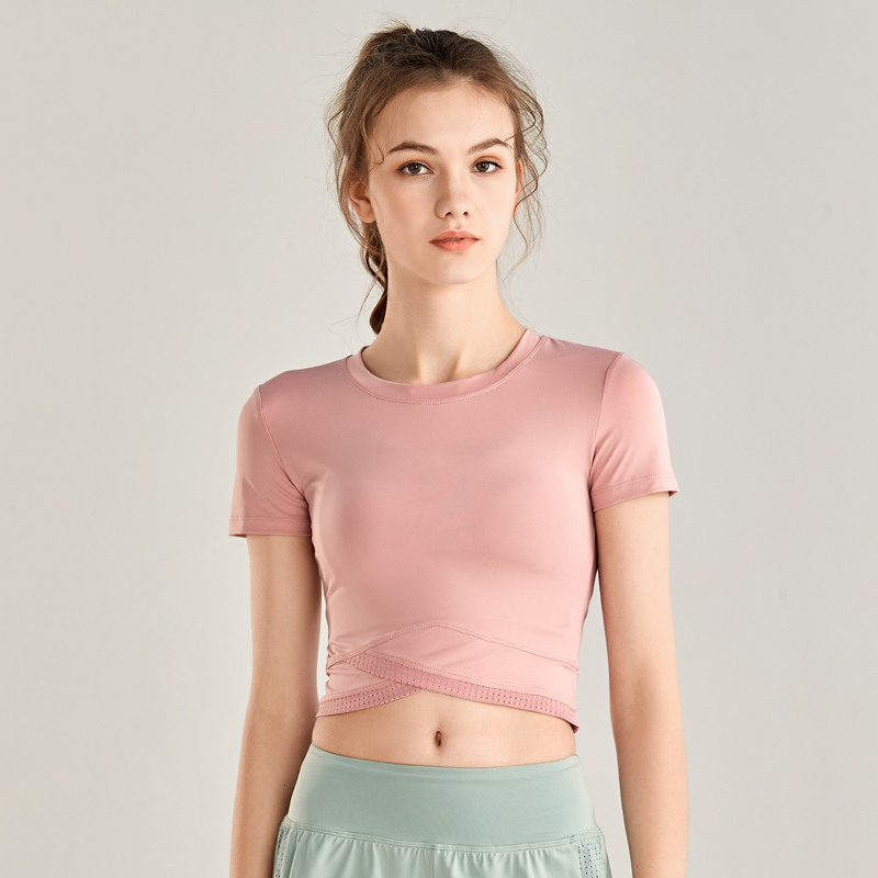 Lulu Sports Top Women Running Fitness Yoga Short Open Navel Breathable Short Sleeve T-shirt Quick Dry Tight Elasticity Exercise Casual Gym Clothes
Lulu Sports Top Women Running Fitness Yoga Short Open Navel Breathable Short Sleeve T-shirt Quick Dry Tight Elasticity Exercise Casual Gym Clothes