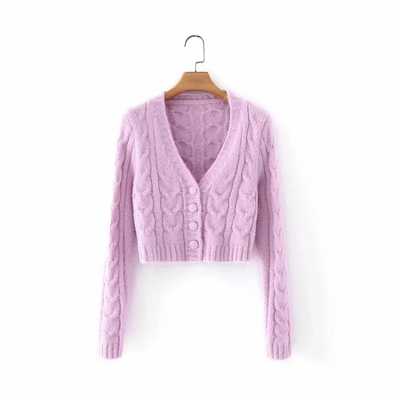 Women Sweet Girl Solid Color V-Neck Sweater Retro Simplicity Long Sleeve Short Cardigan Chic Top 210520, As picture
Women Sweet Girl Solid Color V-Neck Sweater Retro Simplicity Long Sleeve Short Cardigan Chic Top 210520, As picture