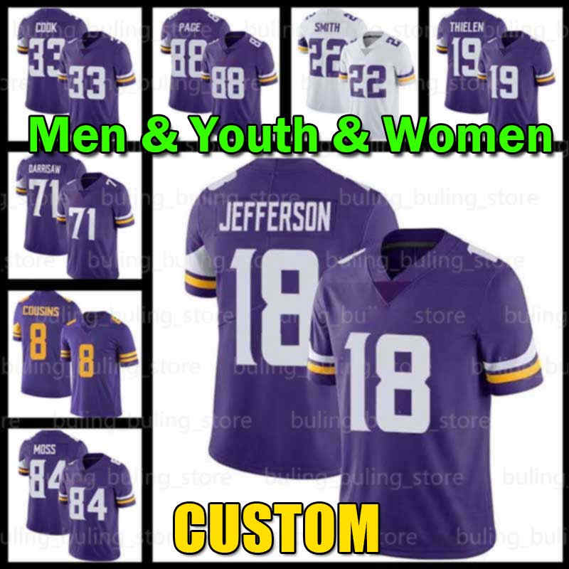 18 Justin Jefferson Jersey 33 Dalvin Cook 19 Adam Thielen Football Minnesota 7 Patrick Peterson 84 Randy Moss Viking 88 Alan Page 71 Christian Darrisaw Harrison Smith, Custom men (weijingren)
18 Justin Jefferson Jersey 33 Dalvin Cook 19 Adam Thielen Football Minnesota 7 Patrick Peterson 84 Randy Moss Viking 88 Alan Page 71 Christian Darrisaw Harrison Smith, Custom men (weijingren)