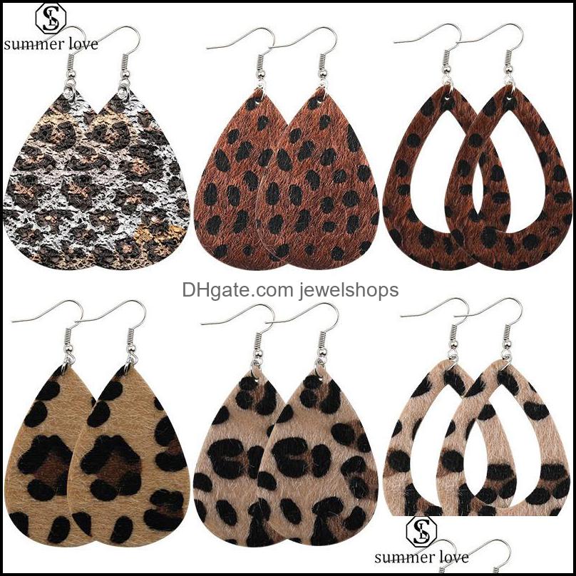 Dangle & Chandelier Earrings Jewelry Selling Classic Imitated Leopard Skin Big Water Drop Bohemia Statement Teardrop Leather Earring-Z Deliv
Dangle & Chandelier Earrings Jewelry Selling Classic Imitated Leopard Skin Big Water Drop Bohemia Statement Teardrop Leather Earring-Z Deliv