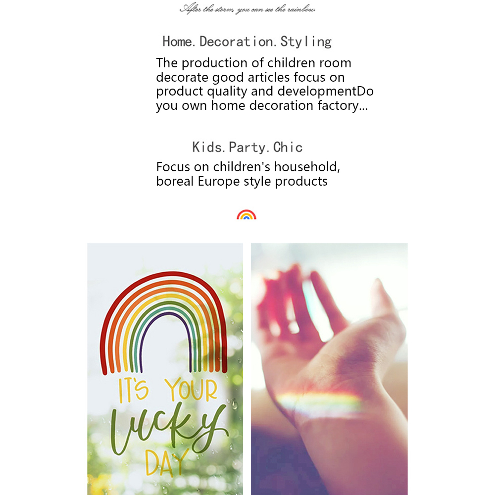 ins Style Wooden Rainbow Building Blocks Toy For Kids Room Decor, Newborn Photography Props Blocks Ornament