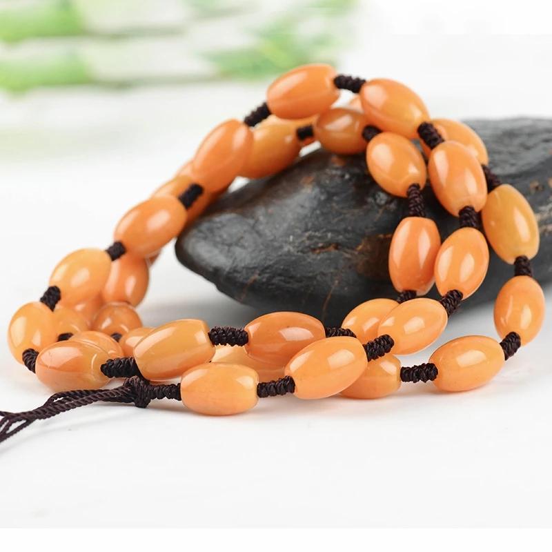 Chains Send Certificate Unique Design Natural Yellow Jade Stone Pendant Bead Rope Chain Chic Jewelry Accessory Gift Necklace Crafts, Silver
Chains Send Certificate Unique Design Natural Yellow Jade Stone Pendant Bead Rope Chain Chic Jewelry Accessory Gift Necklace Crafts, Silver