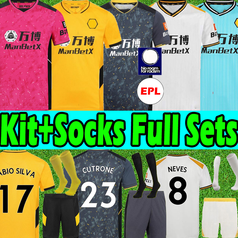 21/22 Wolves soccer jerseys Wanderers SEMEDO NEVES RAUL ADAMA FÁBIO SILVA PODENCE J.OTTO 2021 2022 men kids kit+socks full sets jersey uniforms football shirts top, 21 22 3rd patch
21/22 Wolves soccer jerseys Wanderers SEMEDO NEVES RAUL ADAMA FÁBIO SILVA PODENCE J.OTTO 2021 2022 men kids kit+socks full sets jersey uniforms football shirts top, 21 22 3rd patch