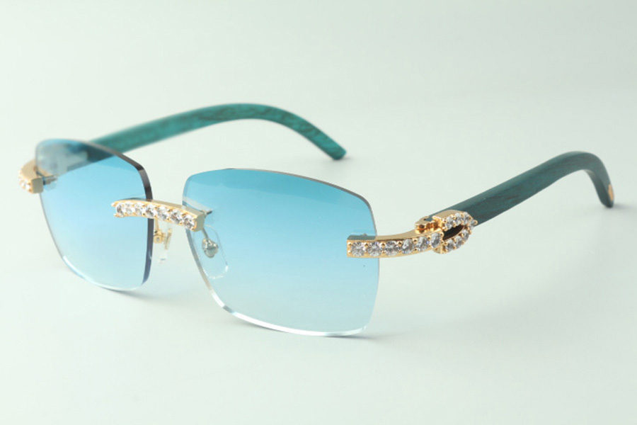 Designer XL diamond sunglasses 3524025 with teal wood arms glasses, Direct sales, size: 18-135mm
Designer XL diamond sunglasses 3524025 with teal wood arms glasses, Direct sales, size: 18-135mm