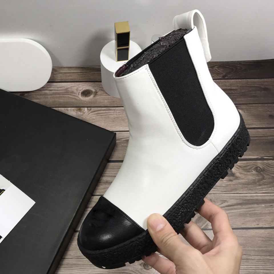 Women's Chelsea Fashion Martin Boots 2021 Fall/Winter Platform Ladies Black White Grey Ankle Boot, White and black
Women's Chelsea Fashion Martin Boots 2021 Fall/Winter Platform Ladies Black White Grey Ankle Boot, White and black