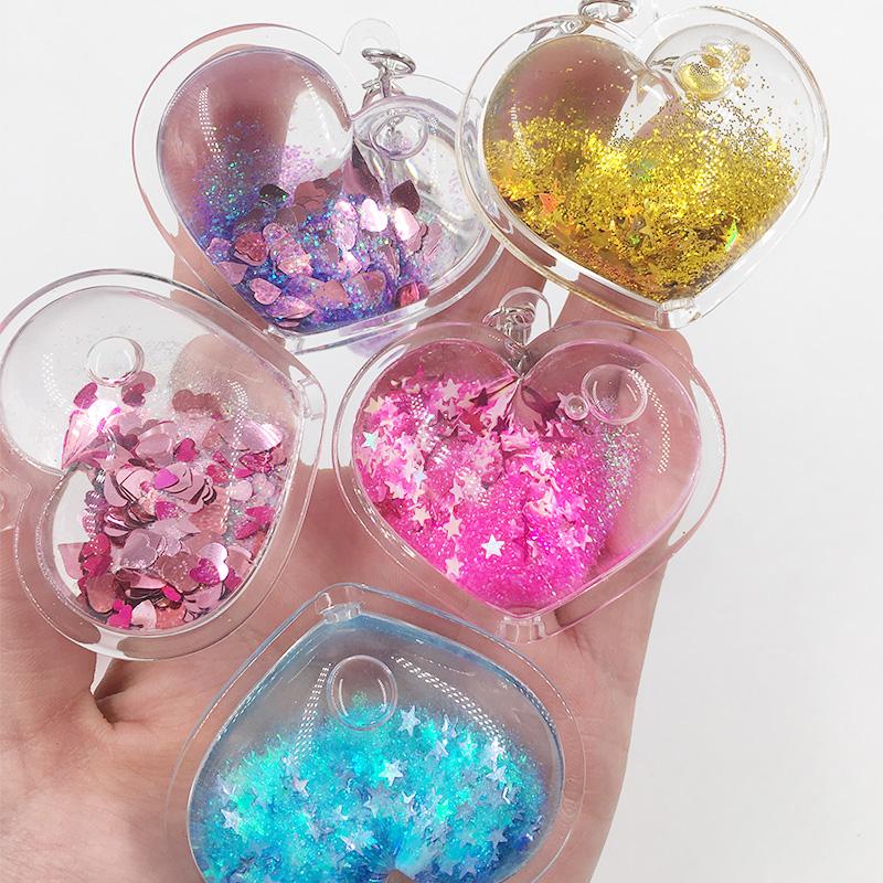 Keychains Heart Moving Liquid Key Ring Fantasy Keychain Glitter Quicksand Star Car Pendant Creative Birthday Gift
Keychains Heart Moving Liquid Key Ring Fantasy Keychain Glitter Quicksand Star Car Pendant Creative Birthday Gift