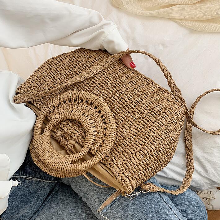 Factory wholesale women bag hand-woven large summer beach bags retro straw womens handbag simple atmosphere fashion womenes handbags
Factory wholesale women bag hand-woven large summer beach bags retro straw womens handbag simple atmosphere fashion womenes handbags