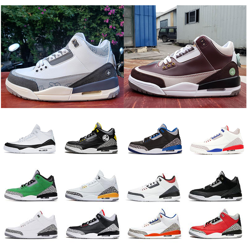 

2021 Basketball Shoes jordan 3 Arrival Georgetown Trainers Fragment Rivals Mens Womens 3 Red Men Women Sports Sneakers