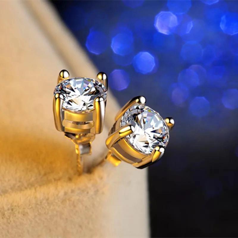 Stud 9k White Gold Earrings 6.5mm Round Cut Moissanite Stone 4 DF Color Anniversary Engagement Gift, Golden;silver
Stud 9k White Gold Earrings 6.5mm Round Cut Moissanite Stone 4 DF Color Anniversary Engagement Gift, Golden;silver