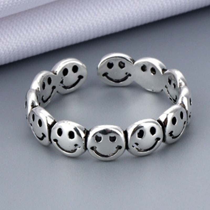 Designer Rings Ladies Jewelry Happy Smiley Aesthetic Women's Punk Hip-hop Adjustable Stylish Copper Best Gift
Designer Rings Ladies Jewelry Happy Smiley Aesthetic Women's Punk Hip-hop Adjustable Stylish Copper Best Gift