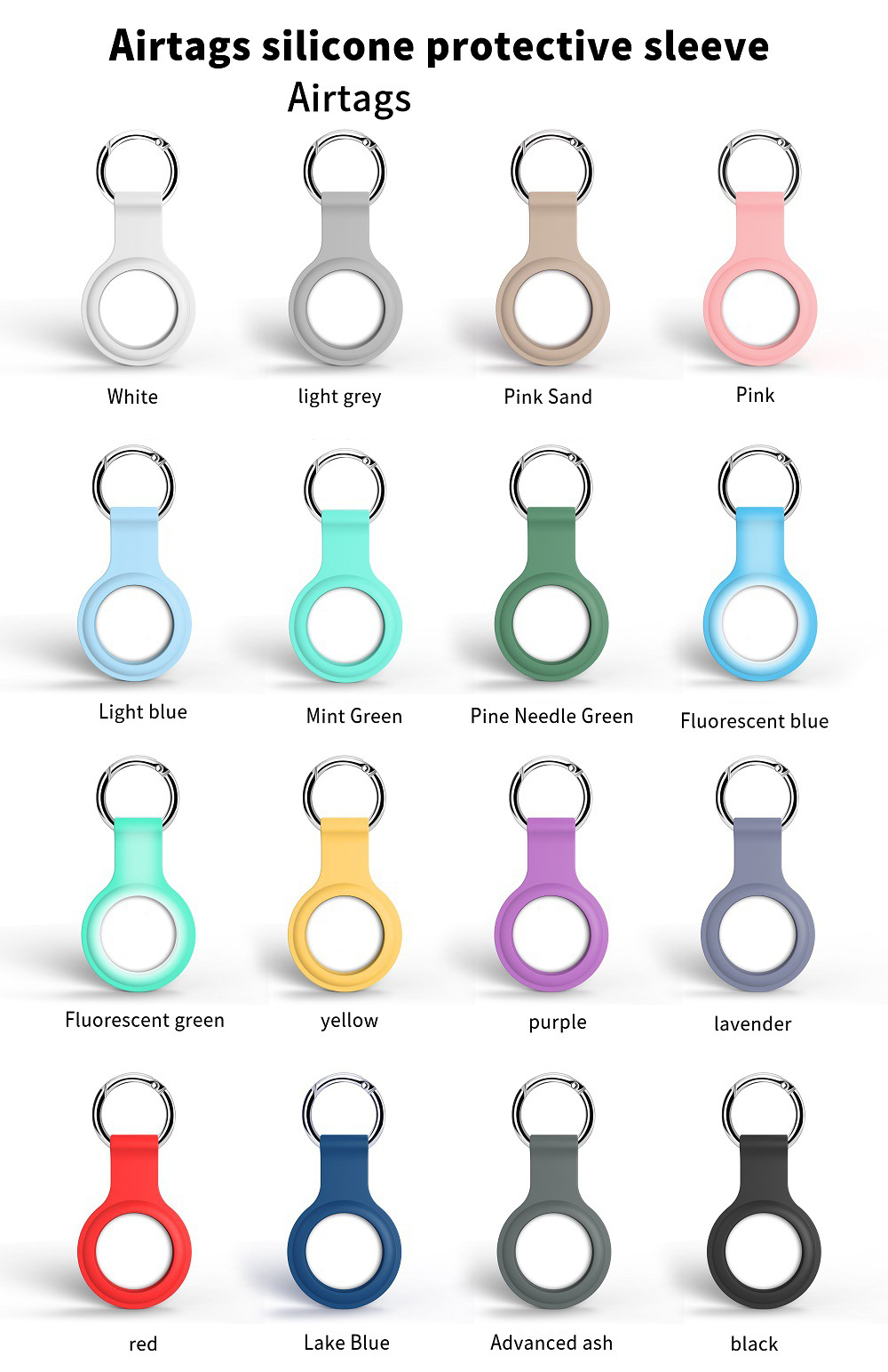 2021 Fashion Silicone Protective Case Keychain Cover For Airtags Tracker Airtag Air Tags Locator Anti-lost Device Protector Sleeve Anti Fall Scratch
2021 Fashion Silicone Protective Case Keychain Cover For Airtags Tracker Airtag Air Tags Locator Anti-lost Device Protector Sleeve Anti Fall Scratch