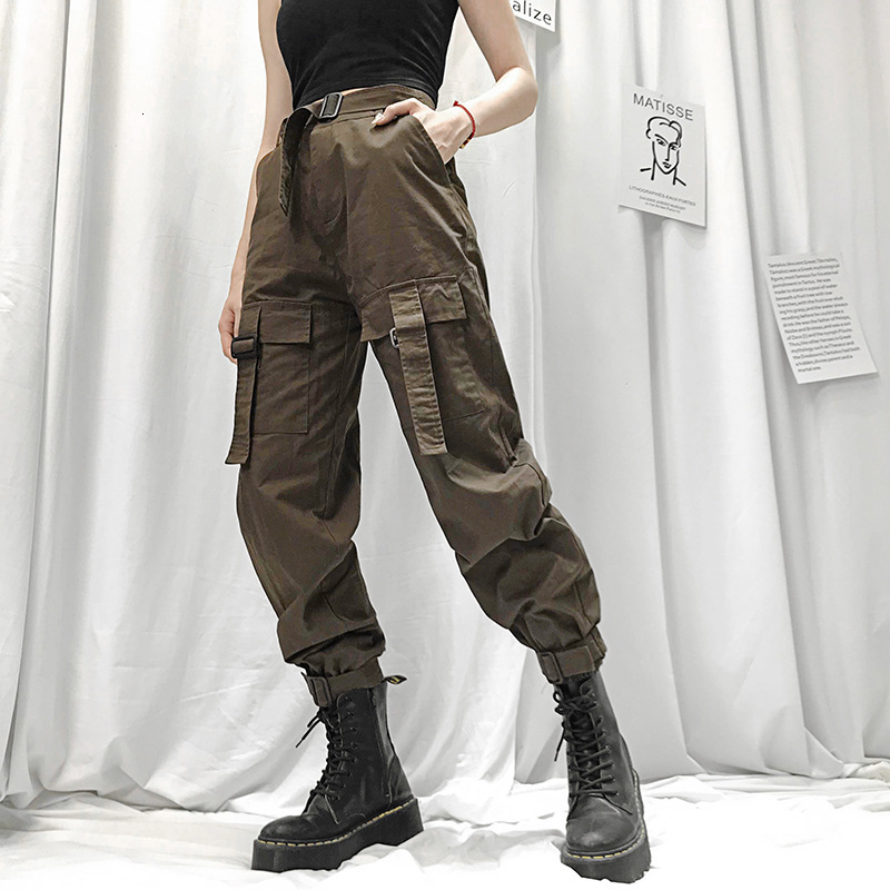 pants trousers overalls women's 2021 street fashion belt leggings casual, Black;white
pants trousers overalls women's 2021 street fashion belt leggings casual, Black;white