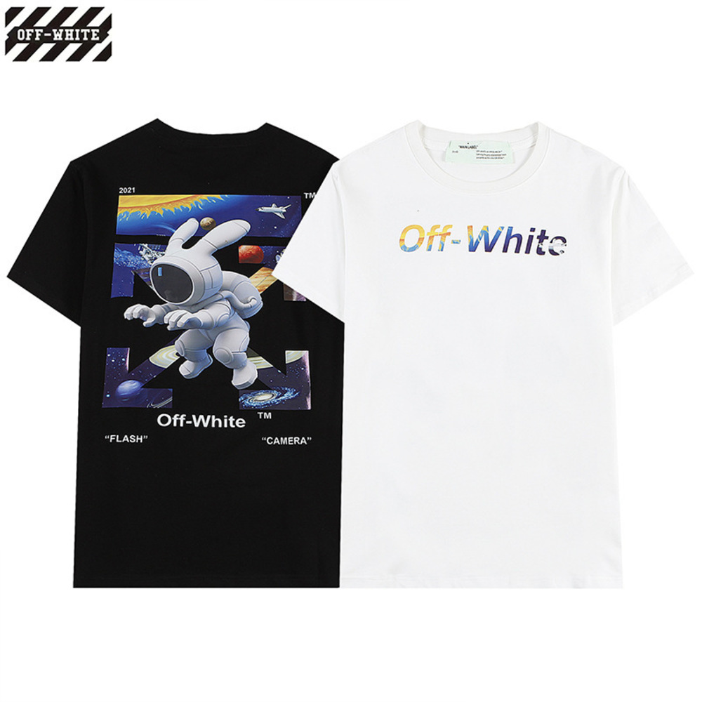Chao Brand Off Style White Cartoon Astronaut Space Travel Printed Short Sleeve T-shirt914j, White;black
Chao Brand Off Style White Cartoon Astronaut Space Travel Printed Short Sleeve T-shirt914j, White;black