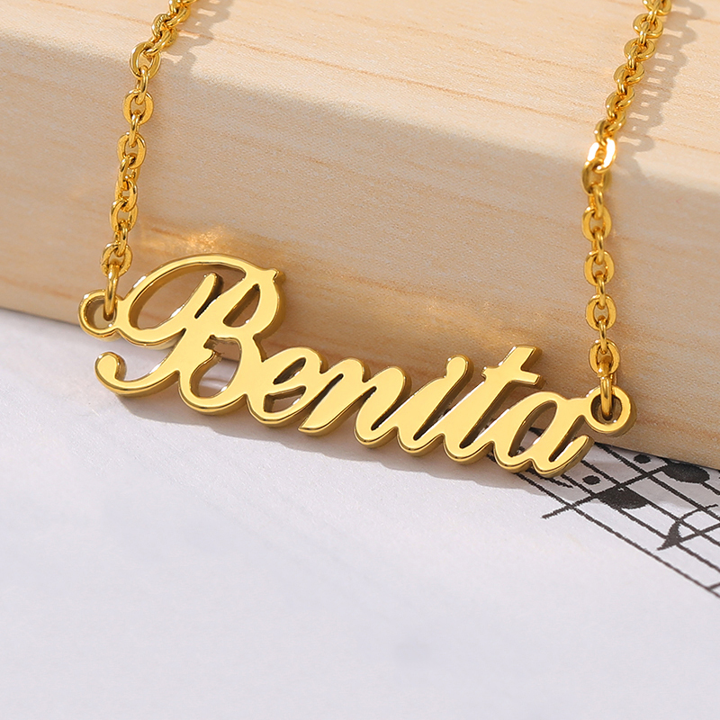 Personalized Custom Name Necklaces For Women Men Rose Gold Silver Color Stainless Steel Chain Nameplate Pendant Necklace Jewelry
Personalized Custom Name Necklaces For Women Men Rose Gold Silver Color Stainless Steel Chain Nameplate Pendant Necklace Jewelry