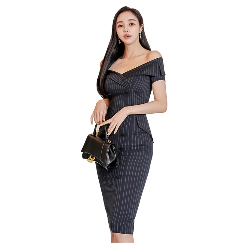 off shoulder stripe dress korean ladies Sexy Summer Nighclub Tight Party Dresses for women clohting 210602, Black
off shoulder stripe dress korean ladies Sexy Summer Nighclub Tight Party Dresses for women clohting 210602, Black