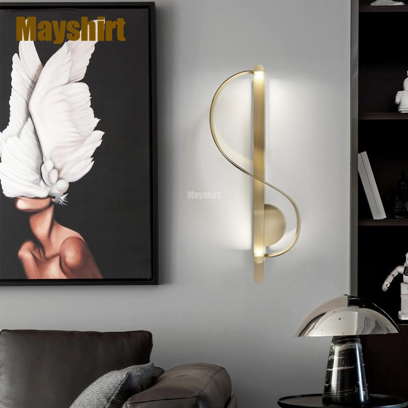 Nordic Gold S-shaped Wall Lamp For Living Room Modern Bedroom Decor Kitchen Bathroom Mirror Light Fixture Study Led Lights Lamps
Nordic Gold S-shaped Wall Lamp For Living Room Modern Bedroom Decor Kitchen Bathroom Mirror Light Fixture Study Led Lights Lamps
