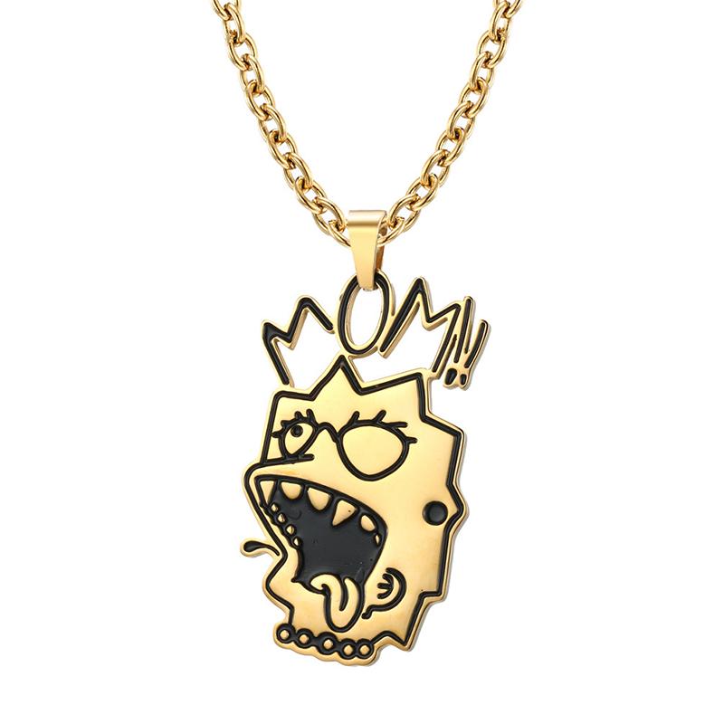 Pendant Necklaces Punk HIp Hop Stainless Steel Exaggerated Funny Face MOM Cartoon Man Necklace For Men Women Jewelry Gift, Silver
Pendant Necklaces Punk HIp Hop Stainless Steel Exaggerated Funny Face MOM Cartoon Man Necklace For Men Women Jewelry Gift, Silver