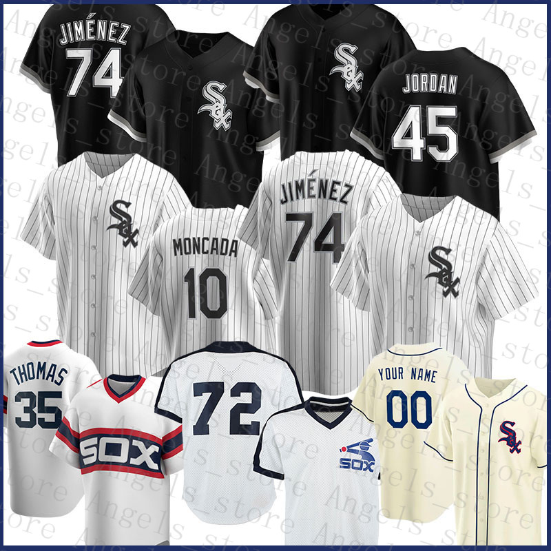 Chicago Baseball Jersey White Sox Custom 74 Eloy Jimenez 45 Michael 7 Tim Anderson 8 Bo Jackson 10 Yoan Moncada Frank Thomas 72 Carlton Fisk, Custom(baiwa
Chicago Baseball Jersey White Sox Custom 74 Eloy Jimenez 45 Michael 7 Tim Anderson 8 Bo Jackson 10 Yoan Moncada Frank Thomas 72 Carlton Fisk, Custom(baiwa
