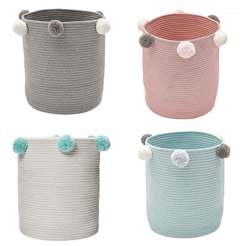 Storage Baskets Large Laundry Basket Organizer Woven Cotton Rope Toys Tall Hamper For Living Room Round
Storage Baskets Large Laundry Basket Organizer Woven Cotton Rope Toys Tall Hamper For Living Room Round