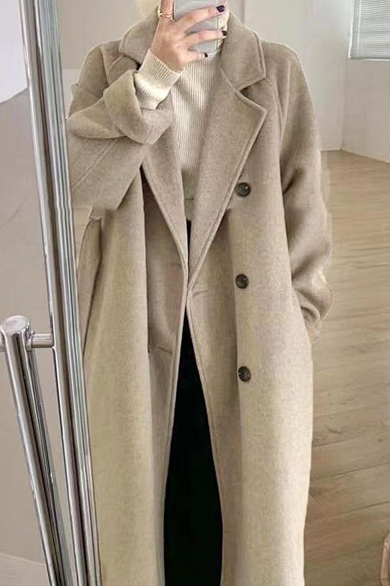 Women's Wool & Blends 2021 Winter Woolen Coat Mid-Length Over-The-Knee Fashionable Temperament, Beige
Women's Wool & Blends 2021 Winter Woolen Coat Mid-Length Over-The-Knee Fashionable Temperament, Beige