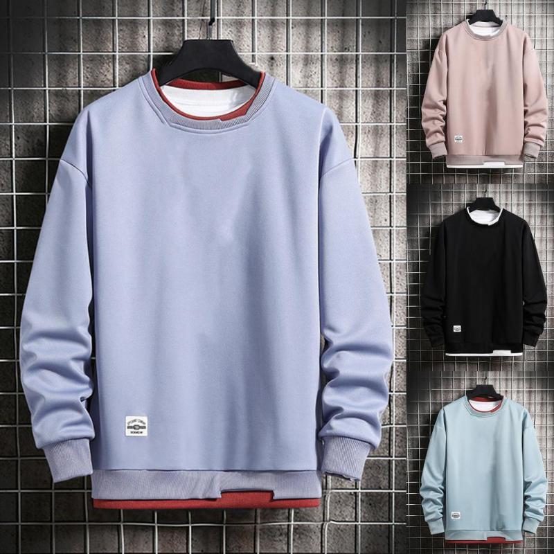 Men's Hoodies & Sweatshirts Men Sweatshirt Solid Color Long Sleeve Casual Double-layered Pullover O Neck For Daily Wear, Black
Men's Hoodies & Sweatshirts Men Sweatshirt Solid Color Long Sleeve Casual Double-layered Pullover O Neck For Daily Wear, Black