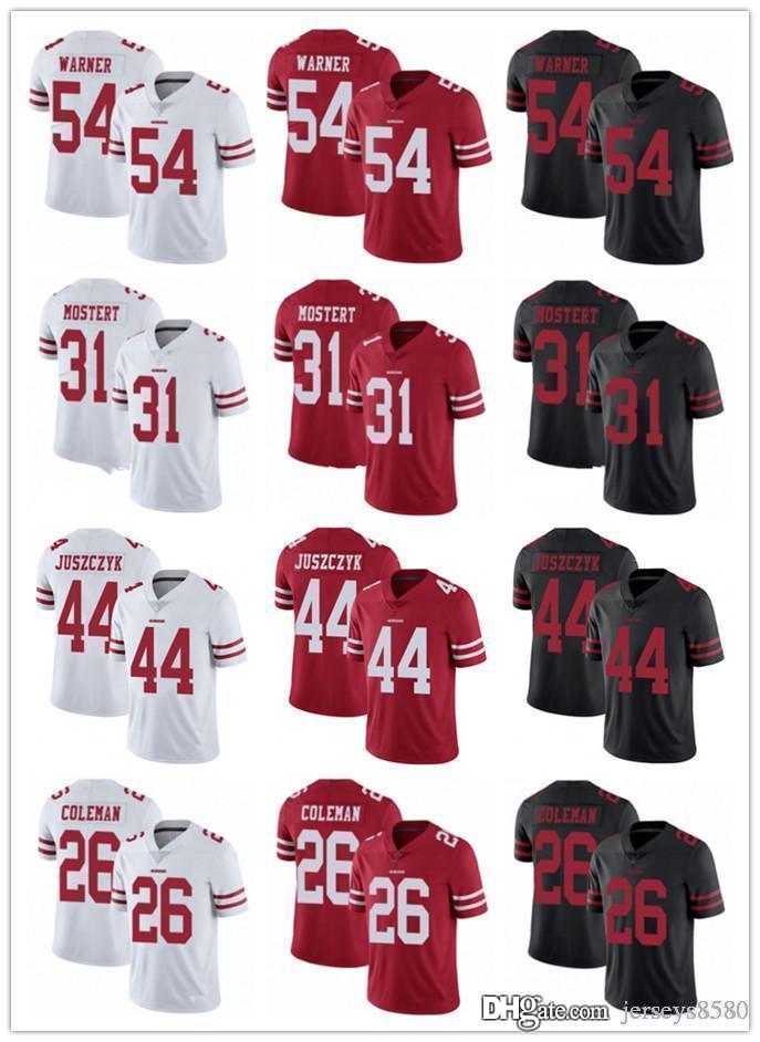 Men Women Youth San Francisco49ersJersey 31 Raheem Mostert 54 Fred Warner 44 Kyle Juszczyk 26 Tevin Coleman Football Jerseys, Black;red
Men Women Youth San Francisco49ersJersey 31 Raheem Mostert 54 Fred Warner 44 Kyle Juszczyk 26 Tevin Coleman Football Jerseys, Black;red