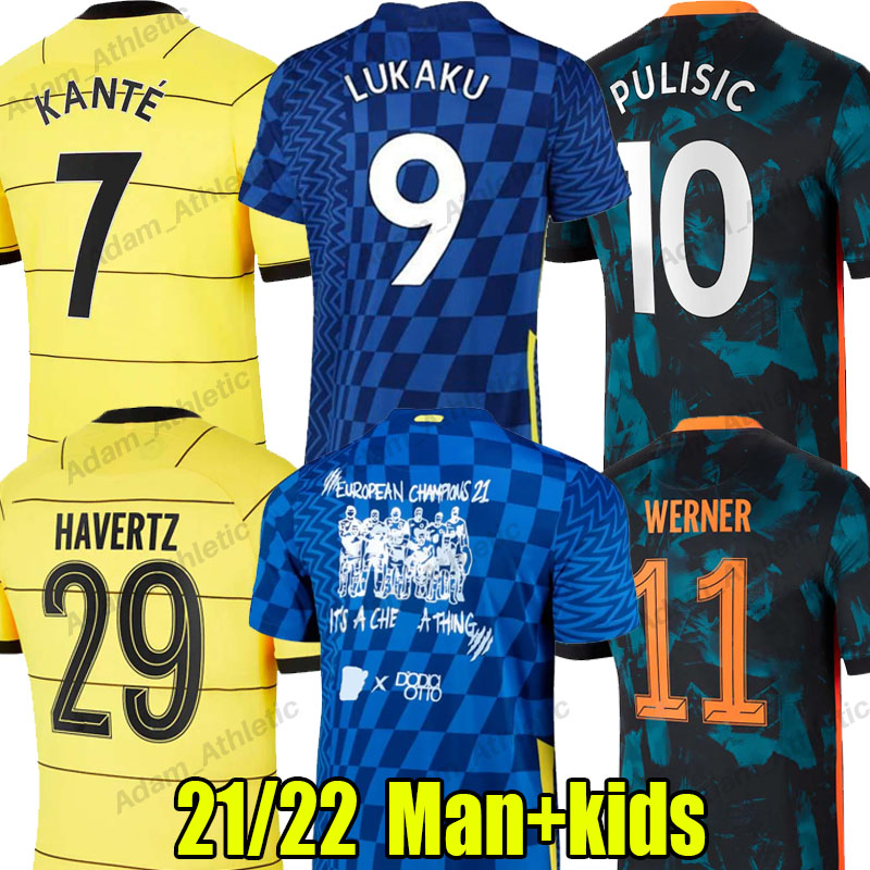 CFC LUKAKU soccer jerseys player version 2021/22 The Blues WERNER PULISIC HAVERTZ football shirts JORGINHO MOUNT CHILWELL KANTE champion special jersey men kids kit, 21-22 home
CFC LUKAKU soccer jerseys player version 2021/22 The Blues WERNER PULISIC HAVERTZ football shirts JORGINHO MOUNT CHILWELL KANTE champion special jersey men kids kit, 21-22 home
