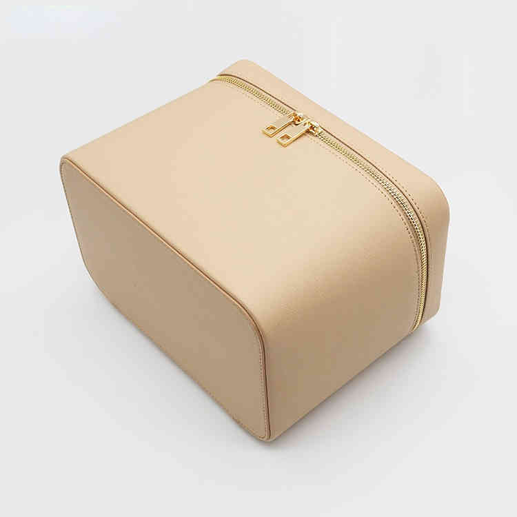 NXY cosmetic bags saffiano PU leather travel case beauty grainy makeup cases bag 220118