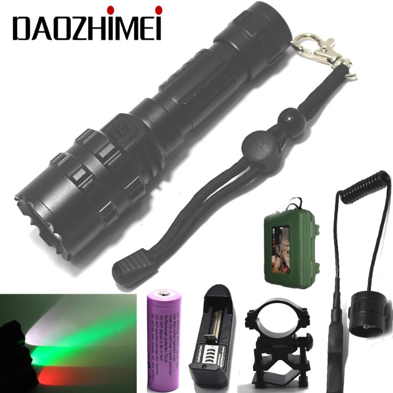 6000Lumens XML L2 USB Rechargeable LED Torch Red/Green/White Tactical 5mode Ultra Bright Hunting Light Flashlights Torches
6000Lumens XML L2 USB Rechargeable LED Torch Red/Green/White Tactical 5mode Ultra Bright Hunting Light Flashlights Torches
