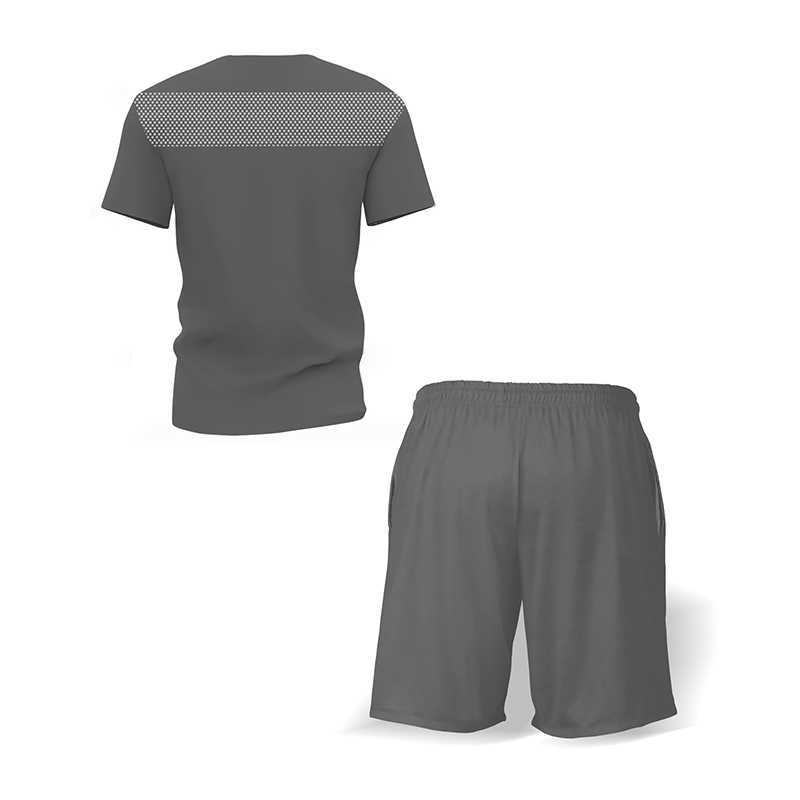 Men Sports Jogging Tracksuit T-shirt+Shorts Fashion Fitness Clothing Men 2 Piece Set Mens Suits Short Sleeve Short Set Male 210603