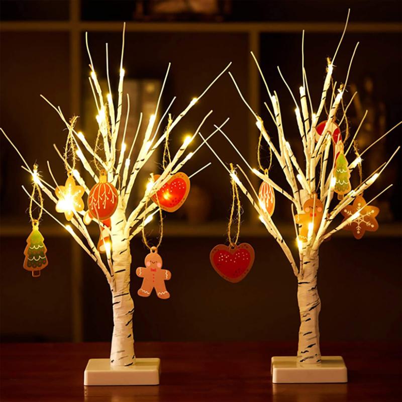 Christmas Decorations Birch Tree Lighted, LED Warm White Tabletop Light Up Fairy Lamp, Battery Powered, Artificial Branches Decoration
Christmas Decorations Birch Tree Lighted, LED Warm White Tabletop Light Up Fairy Lamp, Battery Powered, Artificial Branches Decoration