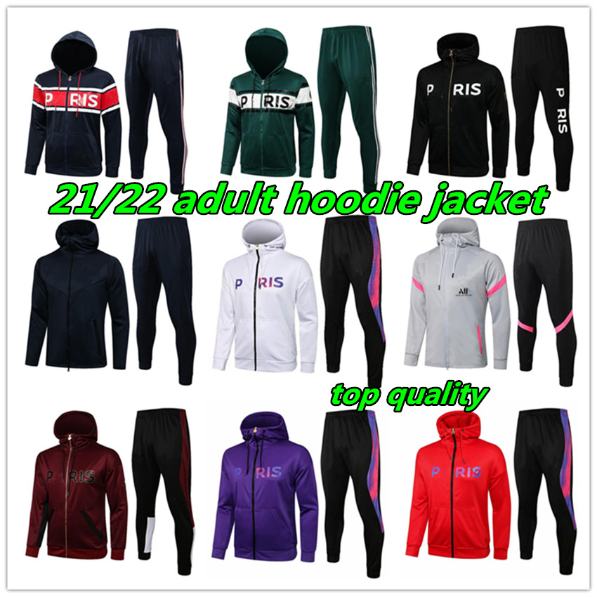 2021 2022 Paris soccer hoodie jacket tracksuit 21 22 MBAPPE Long sleeve zipper jackets ICARDI Maillot de football training suit survetement sportswear
2021 2022 Paris soccer hoodie jacket tracksuit 21 22 MBAPPE Long sleeve zipper jackets ICARDI Maillot de football training suit survetement sportswear