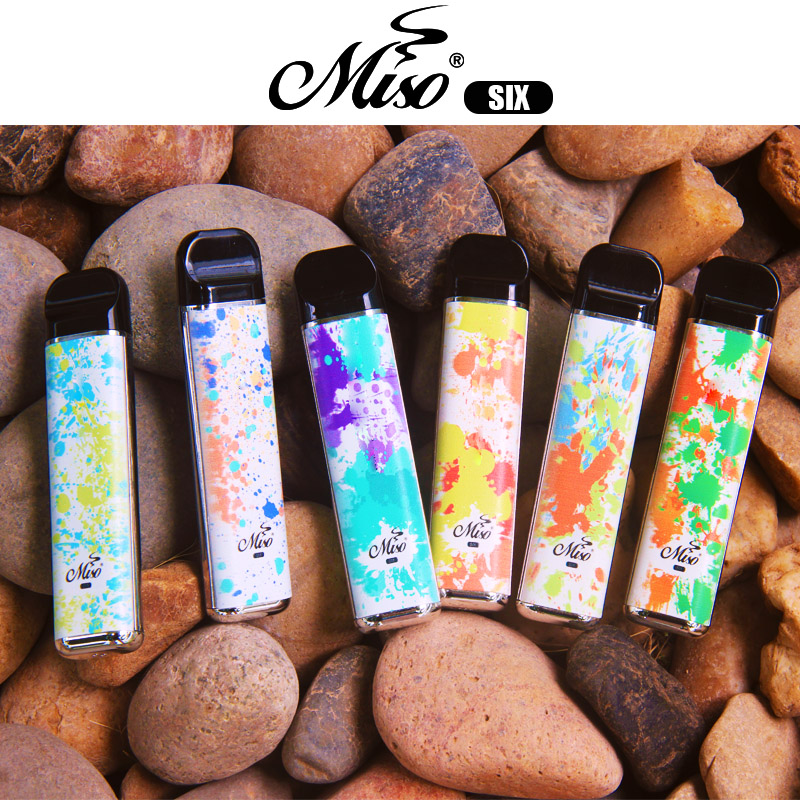 Original Miso SIX Disposable Vape Pen Vapes Electronic Cigarettes Device 950mAh Battery 5ml Pods Empty Vapors 1600 Puffs VS Nord Pod kit
Original Miso SIX Disposable Vape Pen Vapes Electronic Cigarettes Device 950mAh Battery 5ml Pods Empty Vapors 1600 Puffs VS Nord Pod kit