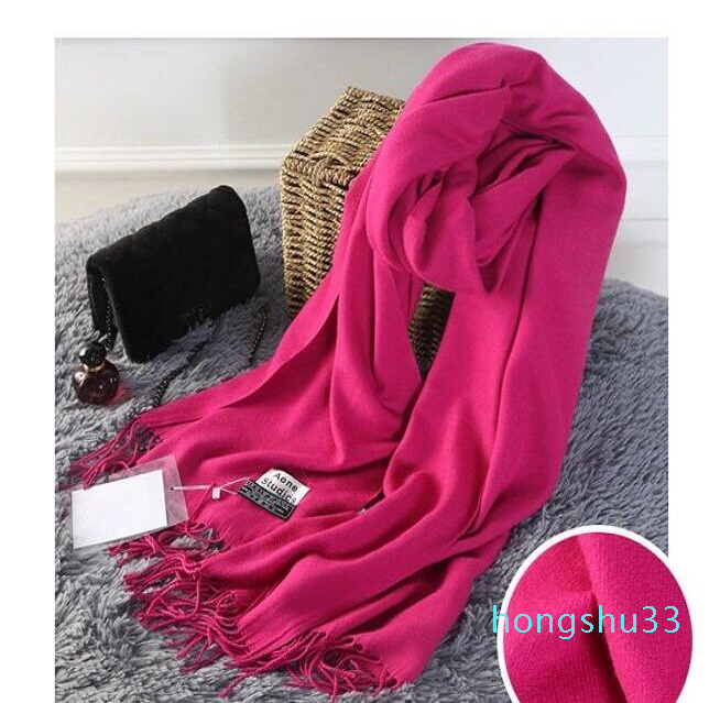 2021 winter 350 gram cashmere scarf high-end soft thick cashmere scarf fashion men's and women's scarf 200*70cm