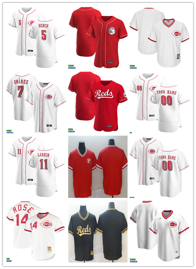 Men Women Youth 5 Johnny Bench 11 Barry Larkin 7 Eugenio Suarez 14 Pete Rose Custom Baseball Jersey Blank red white, Blue;black
Men Women Youth 5 Johnny Bench 11 Barry Larkin 7 Eugenio Suarez 14 Pete Rose Custom Baseball Jersey Blank red white, Blue;black